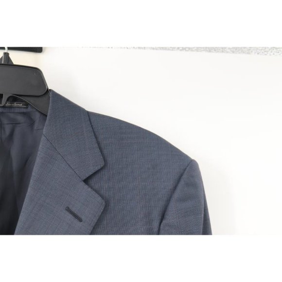 Ermenegildo Zegna sport coat Mens 42R Su Misura Trofeo‎ three button blue wool - Picture 2 of 13